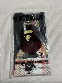 Bape Burberry Shirt Black