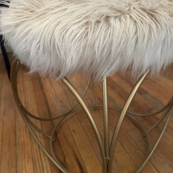 White Fur Chair