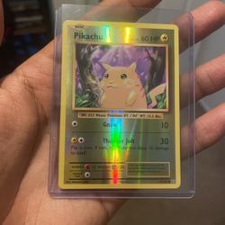 Pikachu 2016 Pokémon Card 
