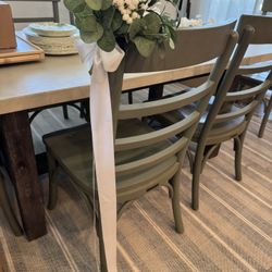 Lings Set Of 8 Chair Flowers