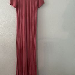 Maternity Pink Long Dress