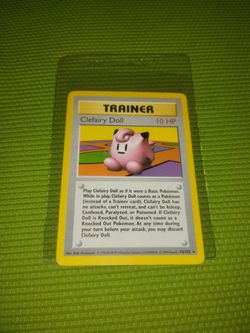 Like Mint 1999 Pokemon - Trainer - Clerairy Doll - 70/102