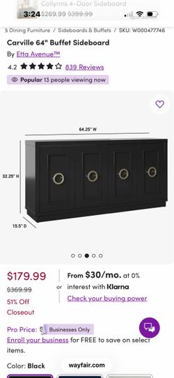 Buffet sideboard
