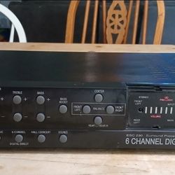 JBL ESC230 6 Ch Digital Direct Inputs Surround Processor/Amplifier Works!*