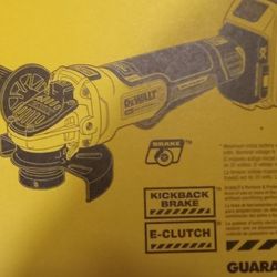Dewalt Max 20V XR2 4.5" Angle Grinder Kit W/ Brake (DCG413R2)
