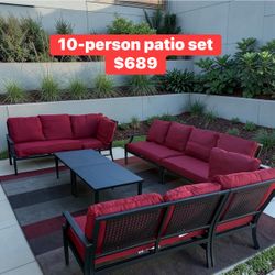 In-stock patio furniture (we finance and deliver)