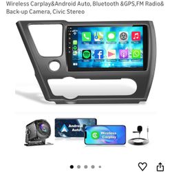 Stereo for Honda Civic 2013-2017 with Carplay