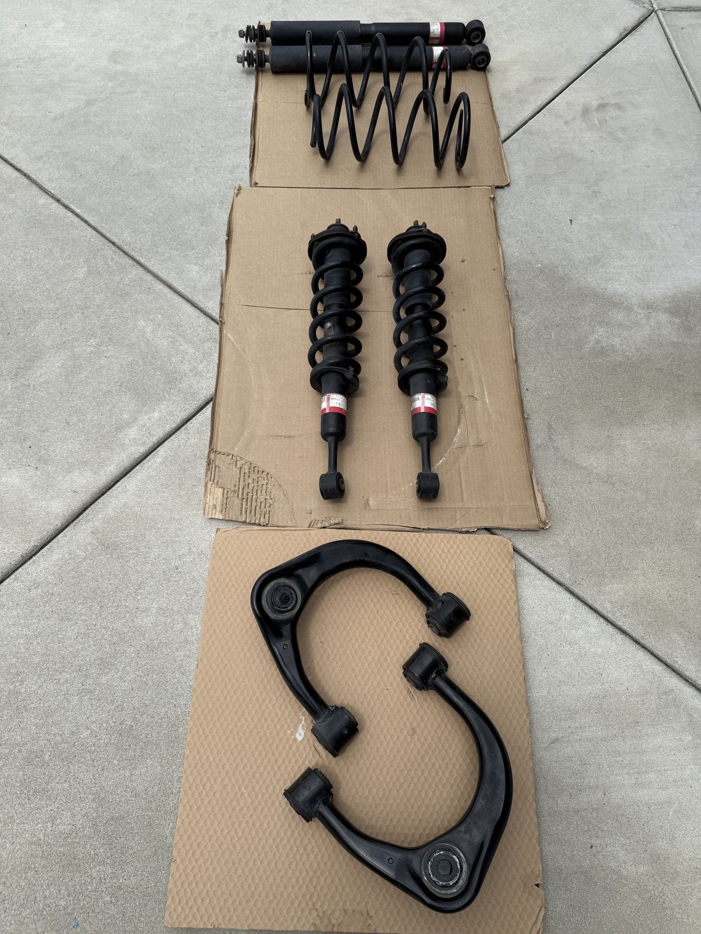 4th Gen. Toyota 4Runner UCAs, Front Struts, Rear Shocks And Springs