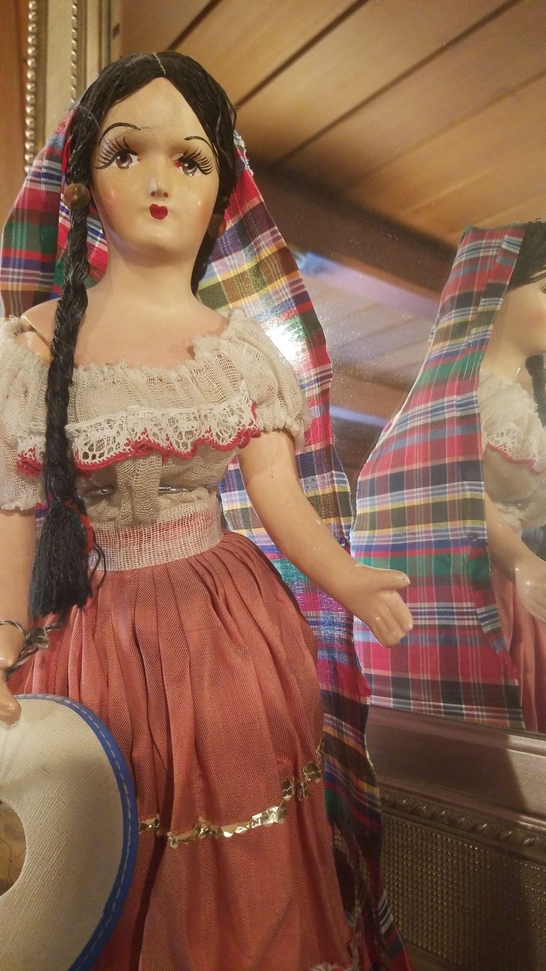 Mexican Antique Porcelain Doll
