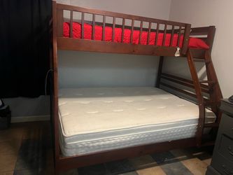 Twin over full bunk bed
