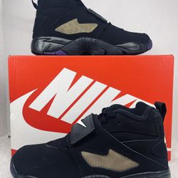 NIB Nike Air Diamond Turf Raven Purple Black 10 Men’s 11.5 Women’s Sneakers Shoe