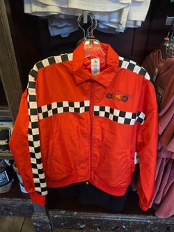 Disney Parks Cars Lightning McQueen Racing  Style Jacket