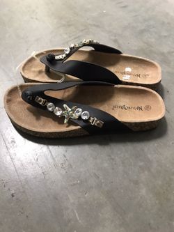 Shoes/sandals -Size 6 1/2 sandals with embellishments