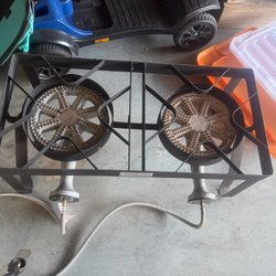 2burner Portable Outdoor Propane Stove