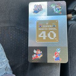 Super Mario Exclusive 40th Anniversary Game Case 