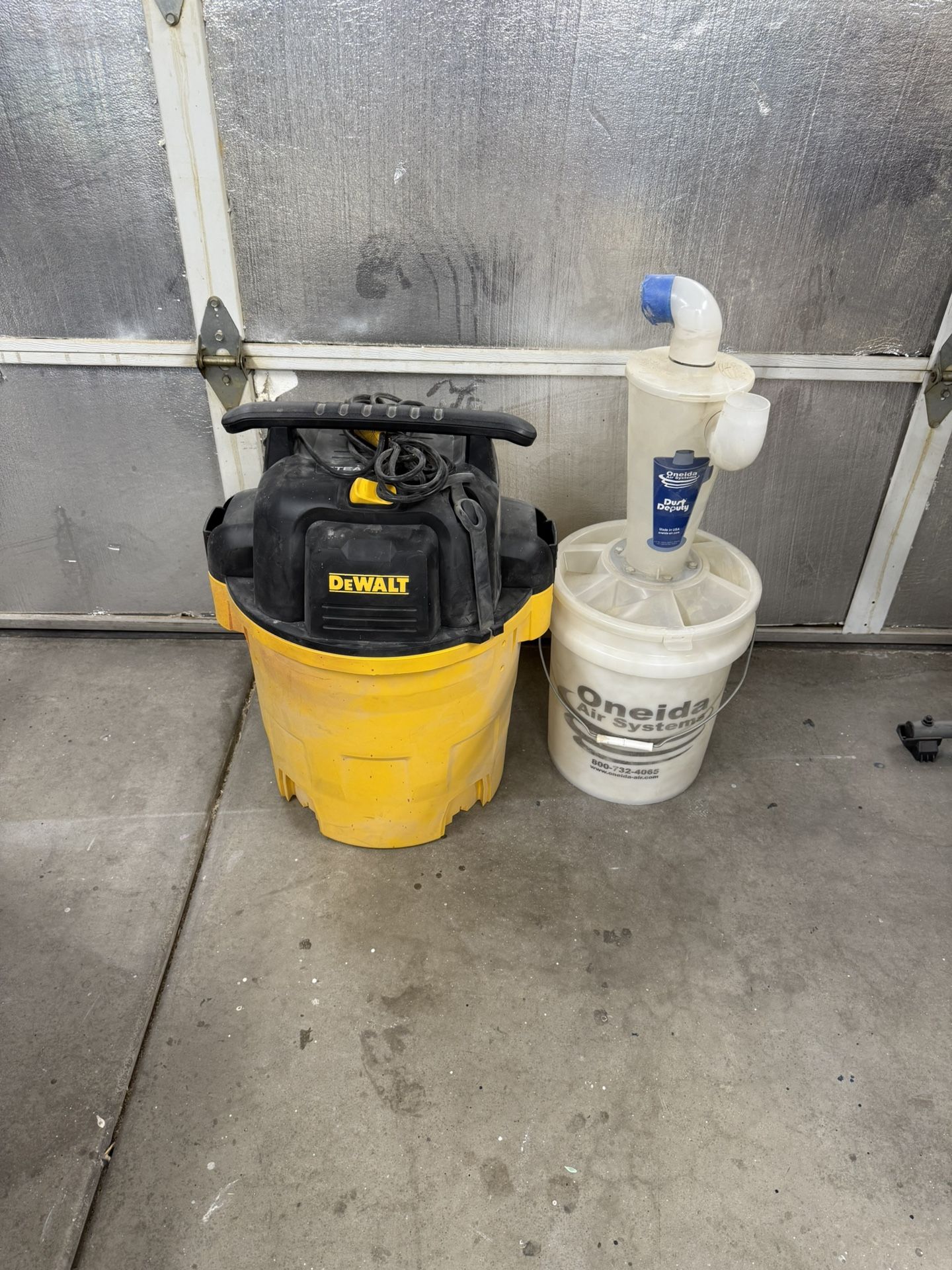 Dewalt Stealth Sonic Shop Vac And Oneida Dust Deputy