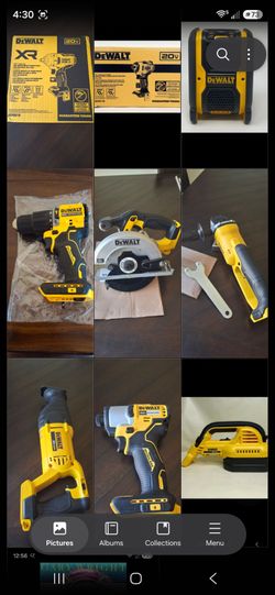 9 brand New Dewalt 20v cordless tools sold all together $800