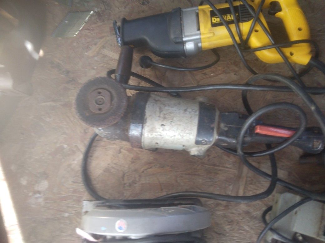 Buzz Saw, Big Grinder , A Cutter And A Sawzall