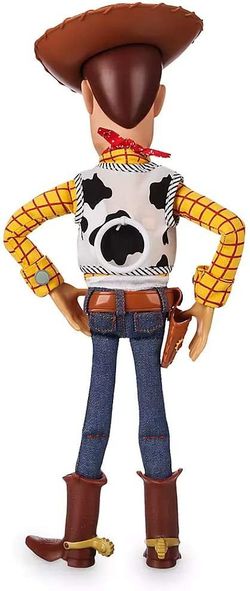 Disney Toy Story 4 Woody Pull String Talking 16 Doll Bonnie on Boot - WORKS