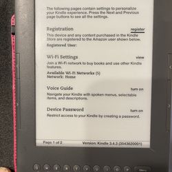 Amazon kindle ereader with case with light new battery 3rd generation keyboard o