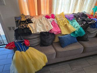 Princess Disney Girls dress up pretend dresses