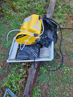Tile saw. $65