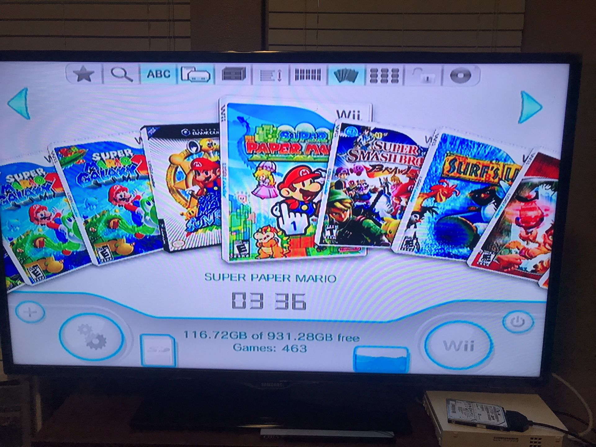 Modded Nintendo Wii W/ 453 Games