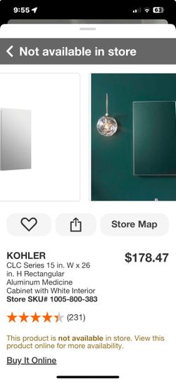 The Hold Look Of Kohler Medicine Cabinet 15x26 White Interior 