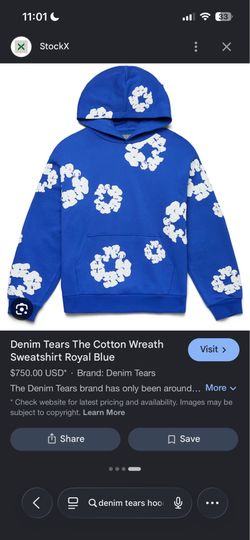 Demin Tears hoodie