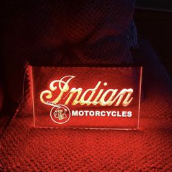 Brand New Indian Motorcycles LED sign