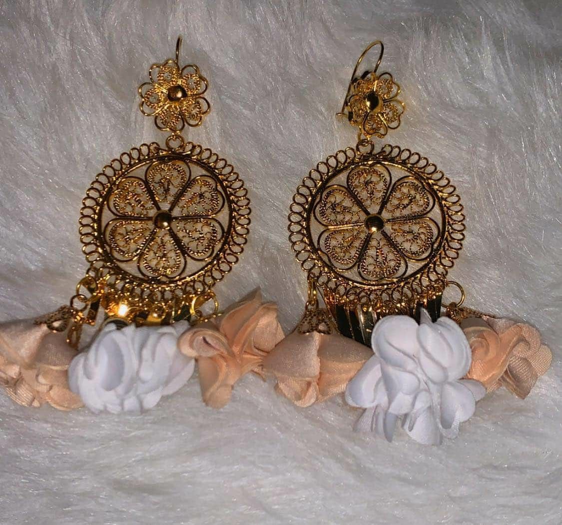 Aretes de filigrana , hechos a mano!