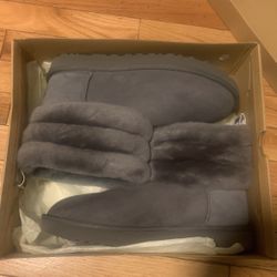 New Grey Ugg boots size 10