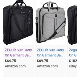 Suit Carry / Garment Bag,new $39
