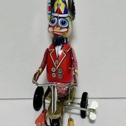 Schylling Tin Duck On Tricycle Wind Up Toy