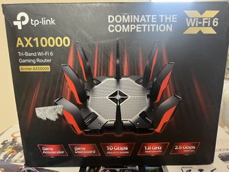 TP-Link Archer AX10000 Tri-Band Wi-Fi 6 Router 