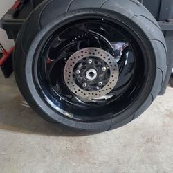 Shredder 17 Inch Rear Wheel All Black