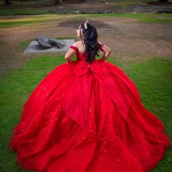Red Quinceañera Dress