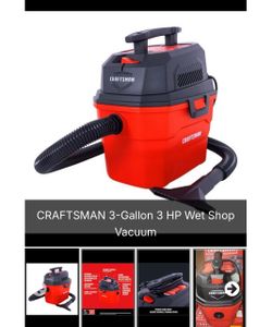 Craftsman 3-Gallon 3 HP Wet/Dry Shop Vacuum