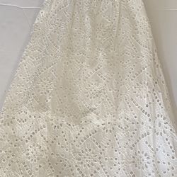 Women’s White Eyelet Sun Dress