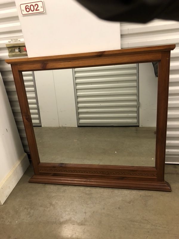 Extra large Antique Mirror