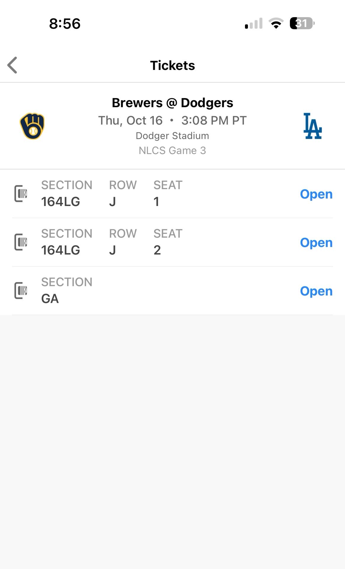 Dodgers Tickets