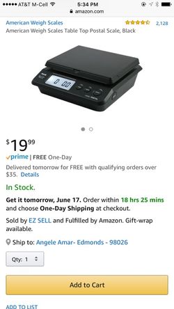 new in box kitchen scale