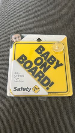 Baby on Board sign