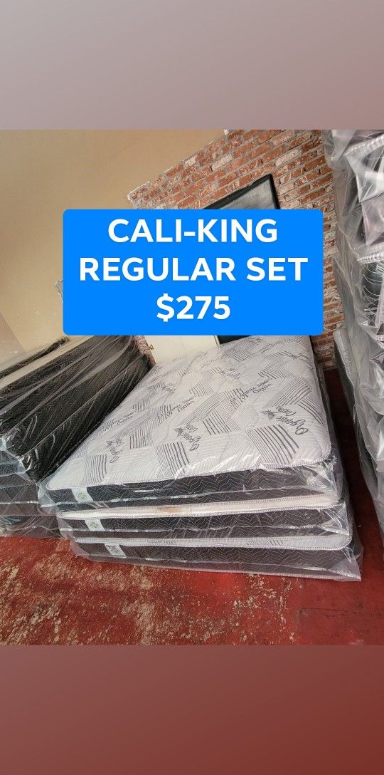 Cali-King Regular Mattress Set