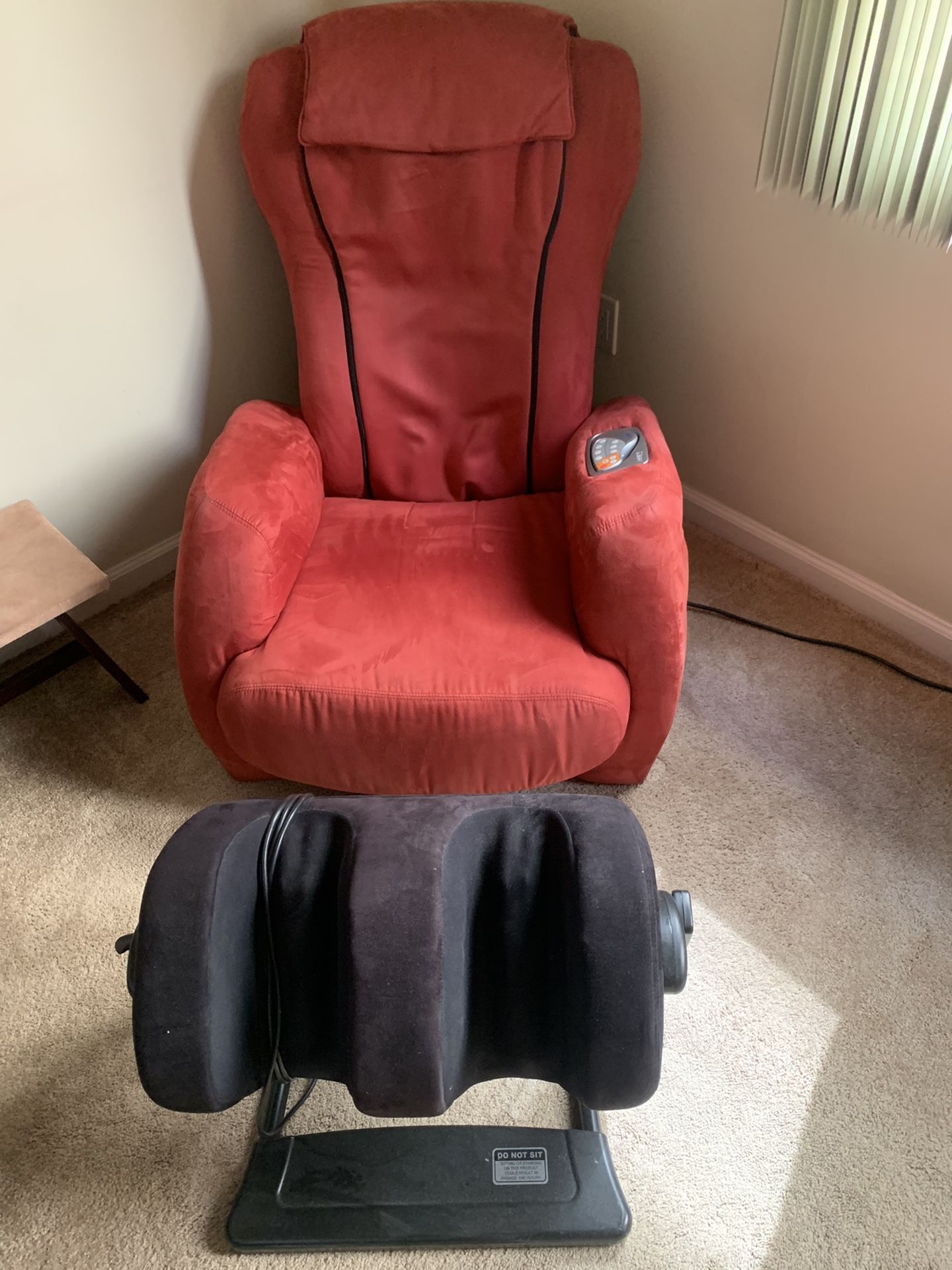 Ijoy Massage Chair ($200) And Separate Foot Massager($80)