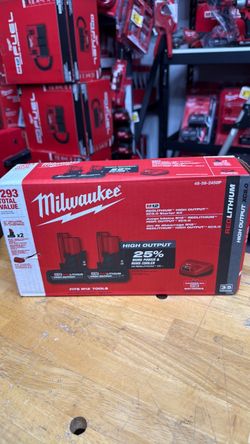 Milwaukee M12 RedLithium High Output XC5.0 Starter Kit