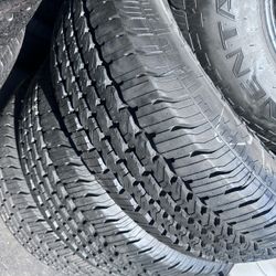 Semi New Four Tires $350//275/70/18/. LT Continental