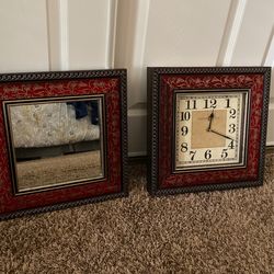 Clock & Mirror