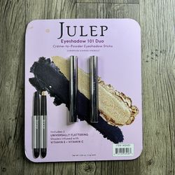 Julep Eyeshadow 101 Crème to Powder Waterproof Eye-shadow Stick-(Champagne Shimmer/Midnight, Pack 2)