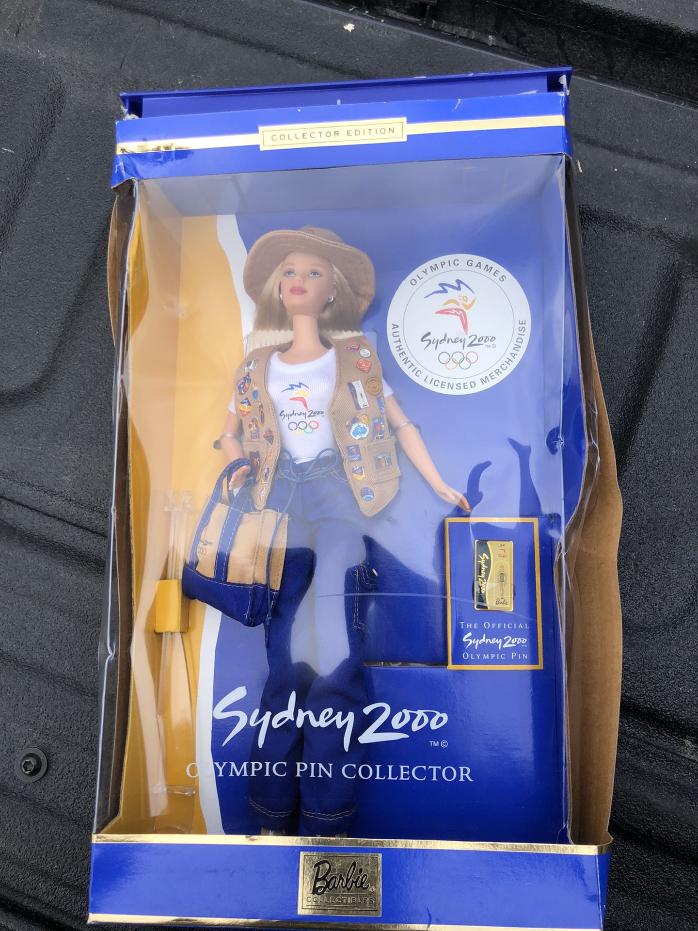 Sydney Barbie 2000 Olympics Pin, Collector Edition Doll